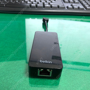 벨킨 USB 3.0 3포트 허브 기가비트 이더넷 어댑터 B2B128