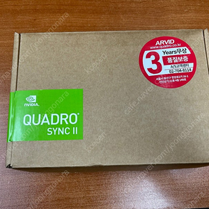 [NVIDIA] Quadro Sync II Video Sync Card 팝니다.