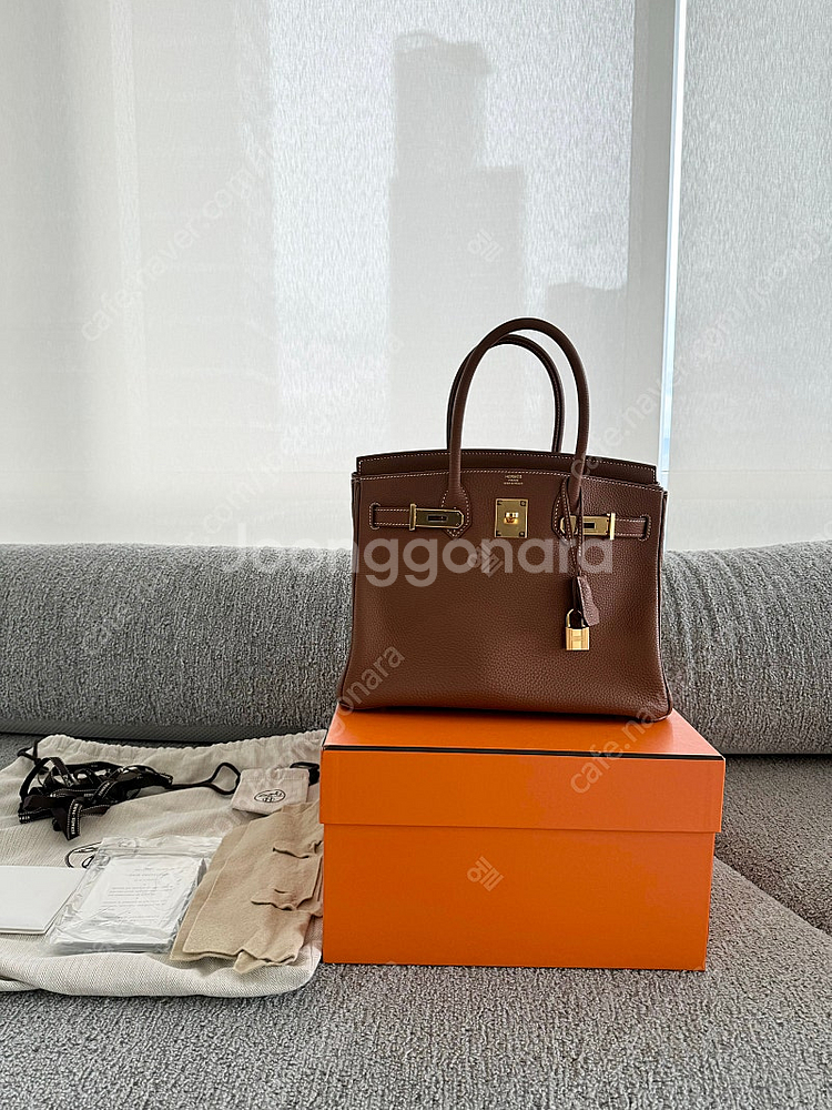 에르메스 버킨30 벌킨30 골금 골드금장 토고가죽--0