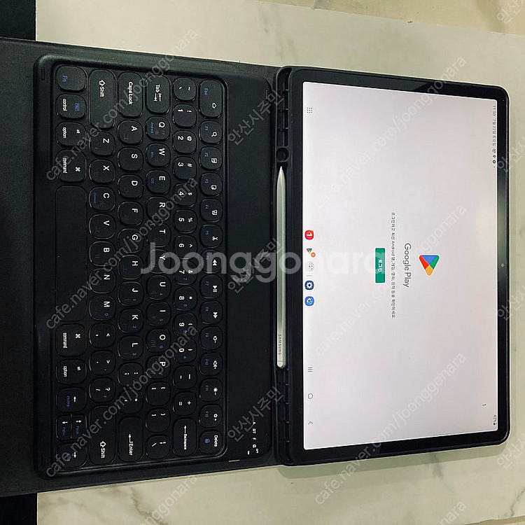 갤럭시 탭S7 FE 실버 64기가 WIFI S급! 키보...--2