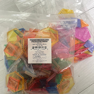 라이트테이블 투명패턴블럭 147pcs 새상품