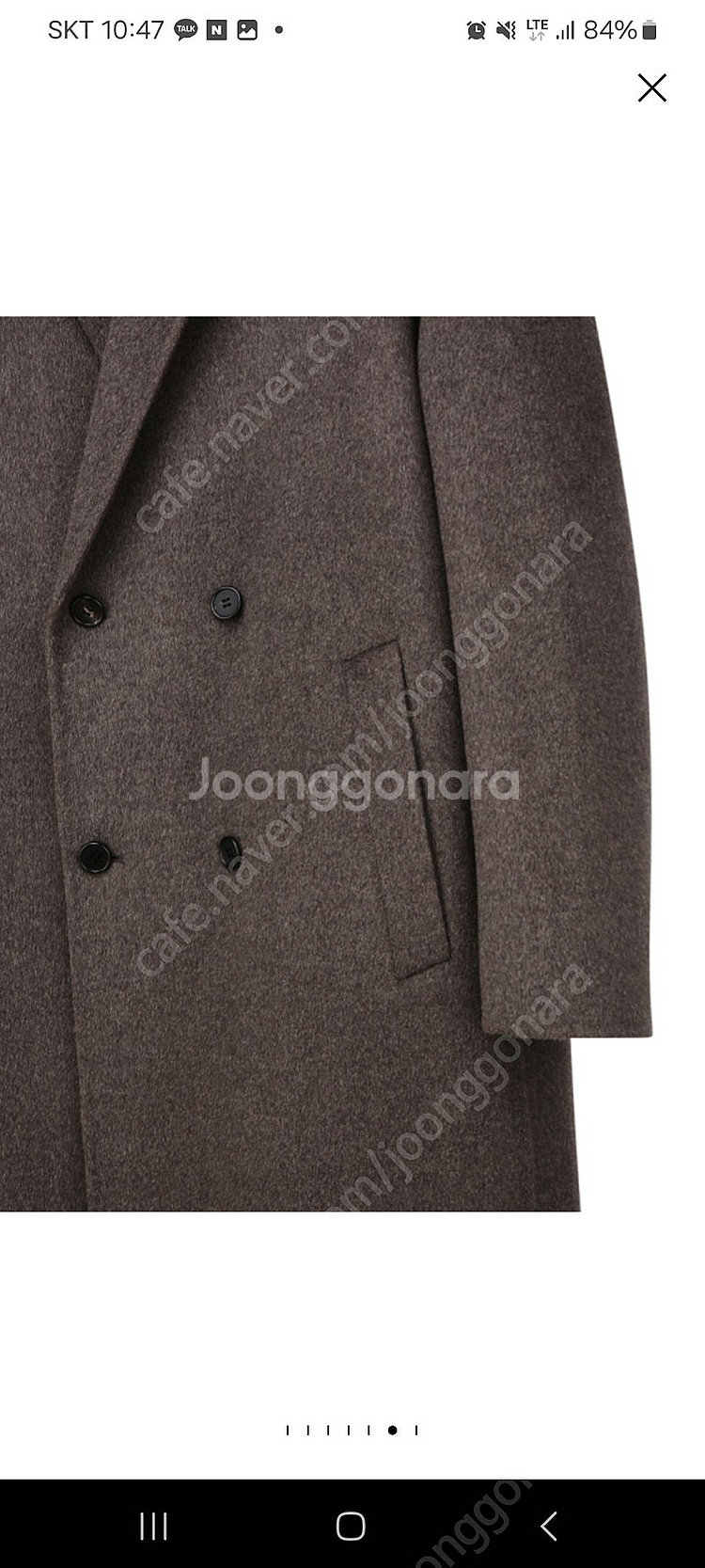 질스튜어트뉴욕 22FW 핸드메이드 캐시미어51 브라운 ...--1