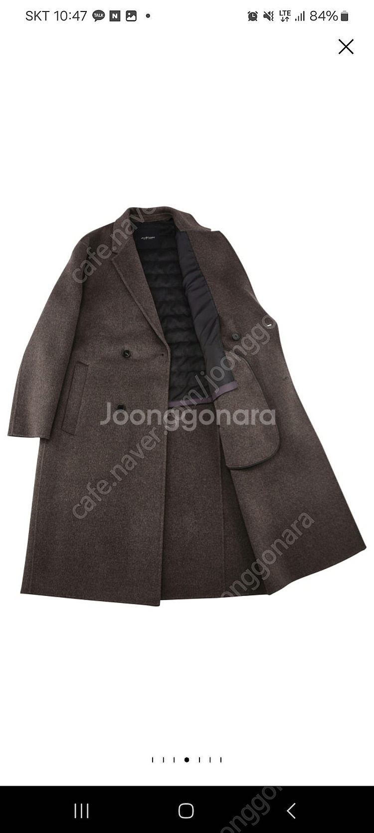 질스튜어트뉴욕 22FW 핸드메이드 캐시미어51 브라운 ...--2