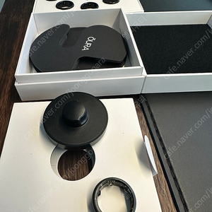 Oura Gen3 Heritage Stealth Grey Titanium US9 Set 오라링 오우라링 스마트링