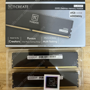 팀그룹 t-create classic ddr5 6000 64g (32gx2) 하이닉스 A다이 언락 팝니다