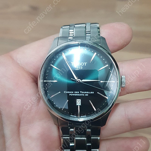 티쏘 슈망 데 뚜렐 42mm 녹색