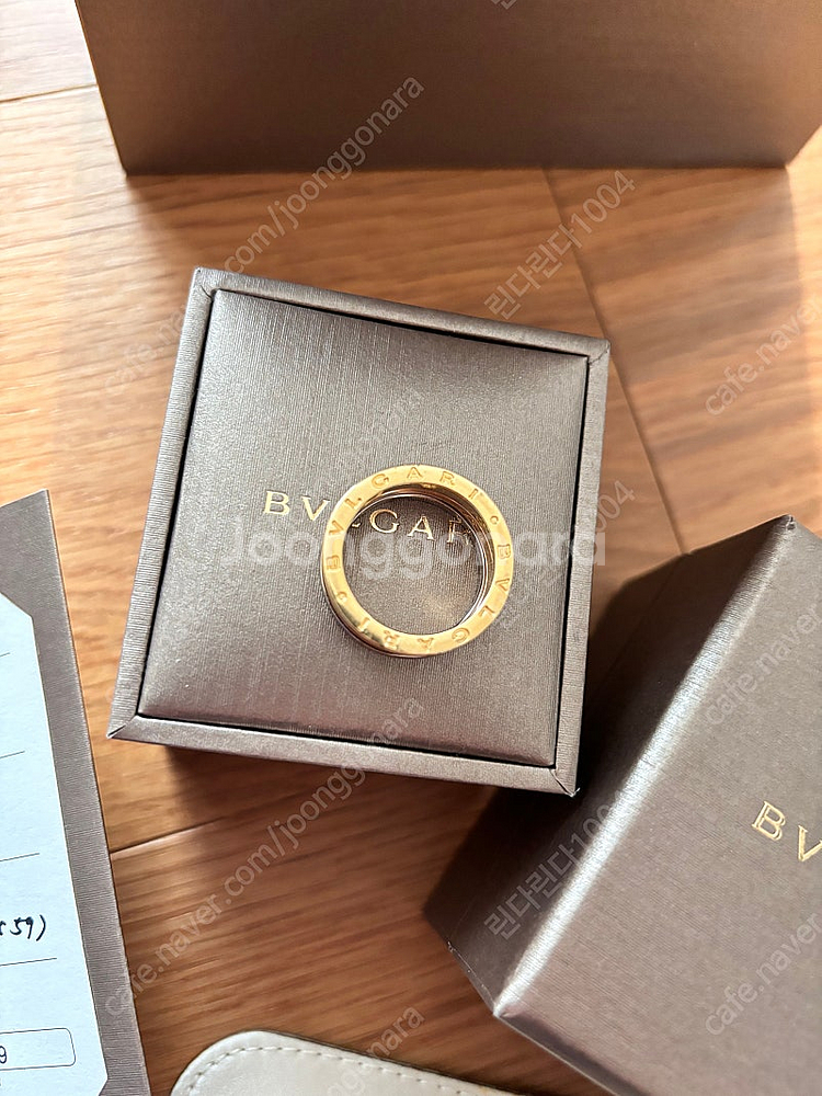 정품 불가리 비제로원링 3밴드--7