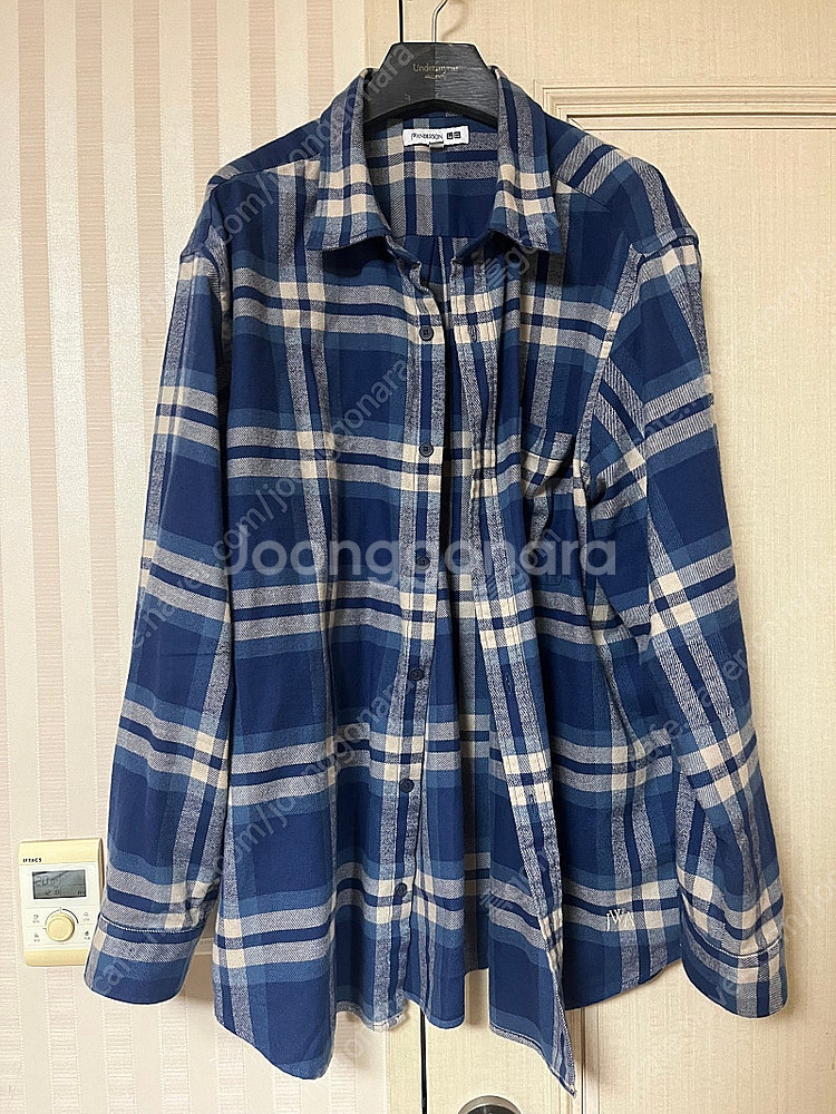 유니클로 플란넬 셔츠 JW앤더슨 콜라보 3xl--1