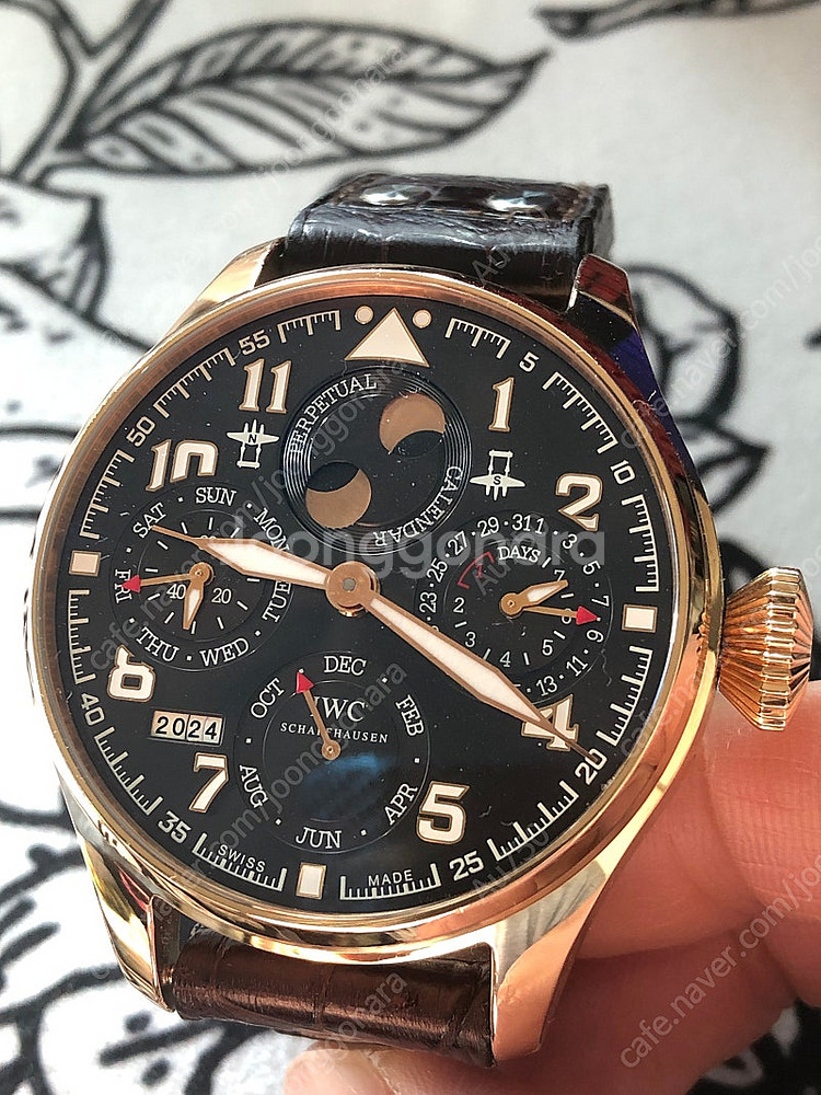 iwc ppc 빅파일럿 퍼페추얼캘린더 금통 어린왕자 라...--0
