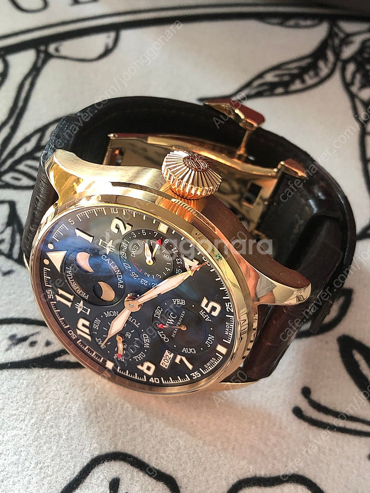 iwc ppc 빅파일럿 퍼페추얼캘린더 금통 어린왕자 라...--1