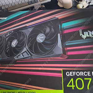 컬러풀 지포스 RTX 4070ti 불칸 vulcan 12GB