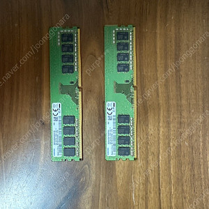 (부산) 삼성 DDR4 2666V 8GB 램 2개 일괄 판매합니다.