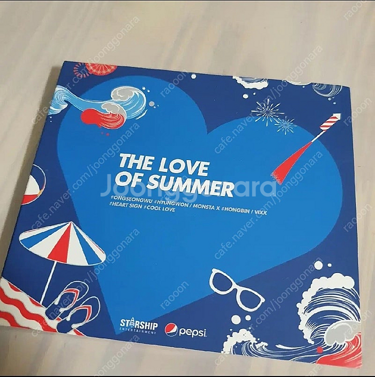 펩시 앨범 한정판 CD 옹성우 몬스타엑스 형원 빅스 라...--0