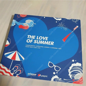 펩시 앨범 한정판 CD 옹성우 몬스타엑스 형원 빅스 라비 PEPSI 프로젝트 the love of summer