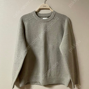 카키스 니트 STOCK CREWNECK SWEATER GREY