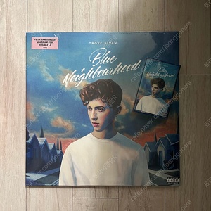 트로이시반(Troye Sivan) - Blue neighborhood 공홈 5주년 기념 한정(Pink colored) 미개봉 2LP, 한정반 미개봉 Tape 판매합니다.