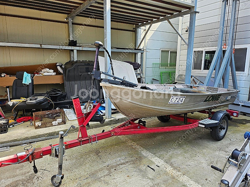 lowe v1256 알루미늄배스보트+도하츠9.8마력+무...--1