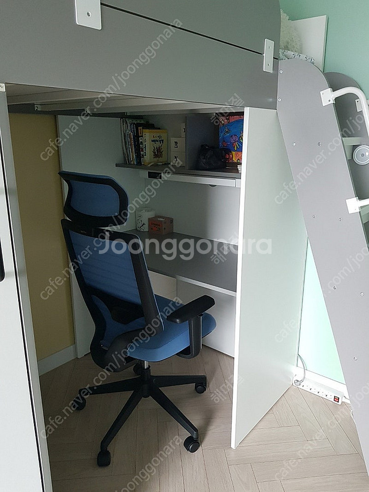 ((가격인하!!)) e스마트 독서실책상 벙커침대 풀세트 팝니다.--1