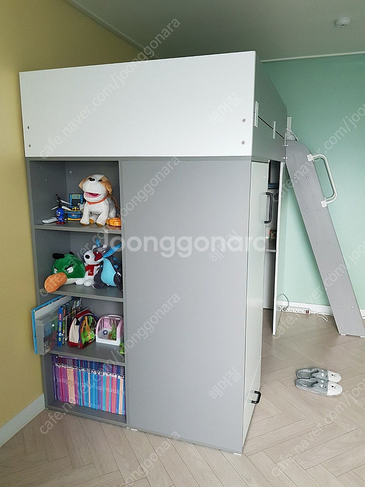 ((가격인하!!)) e스마트 독서실책상 벙커침대 풀세트 팝니다.--2