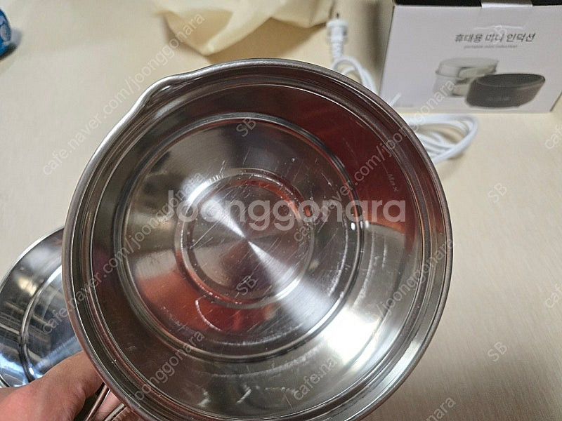 르젠 미니 휴대용 인덕션 여행용--3