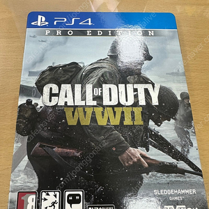 ps4 콜오브듀티 월드워2 (call of duty ww2) 스틸케이스 버전 팝니다