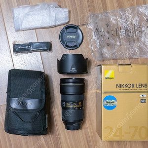 니콘 정품 24-70N VR 2.8 팝니다.