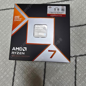 AMD 라이젠 9800X3D 미개봉 새상품 택포 판매합니다.