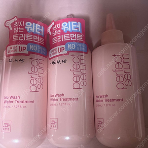 (새상품)미쟝센 퍼펙트 노 워시 워터 헤어트리트먼트, 215ml, 3개