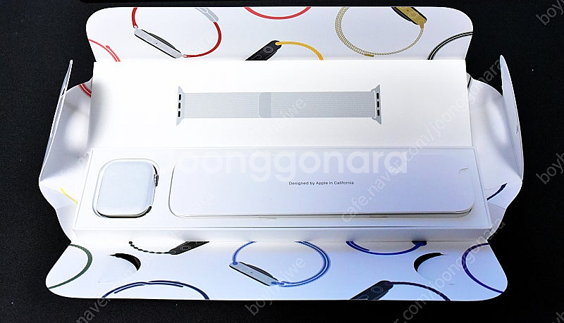 애플워치7 45mm 실버 스테인리스스틸 + 정품 밀레니...--0