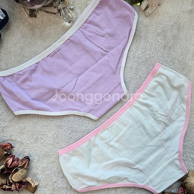 면스판 여성팬티90 5장 묶음 판매 면팬티 캐릭터팬티--4