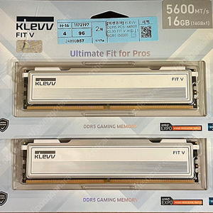 [ RAM ] KLEVV FIT V DDR5-5600 CL30 16GBx2