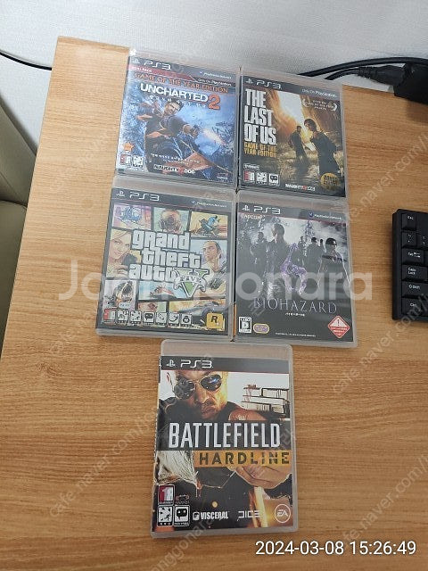플스3(PS3) 타이틀 팝니다(갓오브워3, GTA5)--1