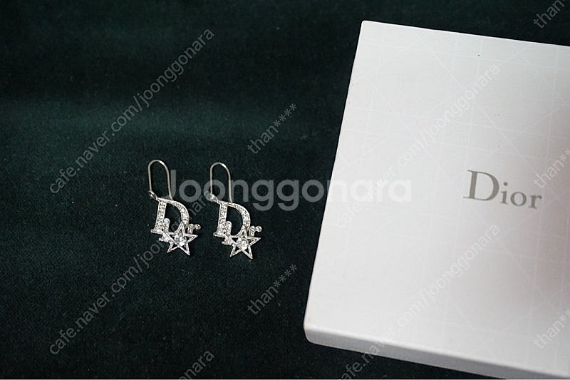 DIOR 정품 별 오블리크 귀걸이 상태최상--1
