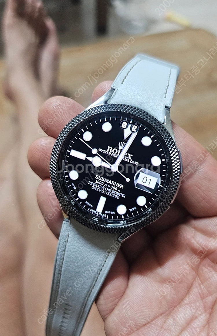 갤럭시워치6 클래식 47mm LTE GPS 버전 팝니다--0