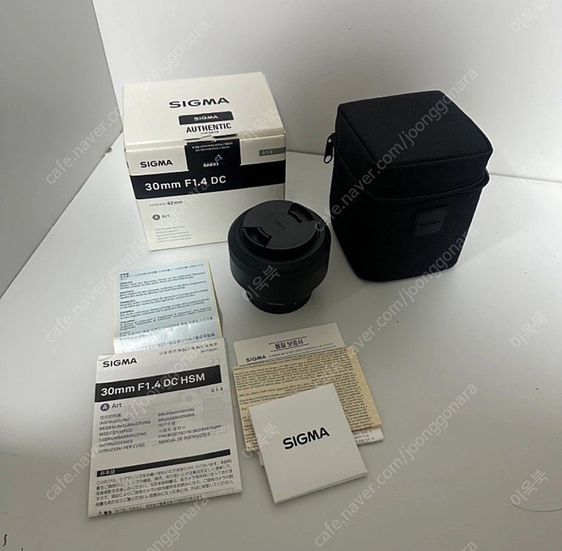 시그마 아트 30mm f1.4 (아트삼식이) 캐논마운트 풀박스
