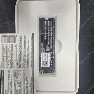 WD BLACK SSD 512GB(새상품, 사용안함)