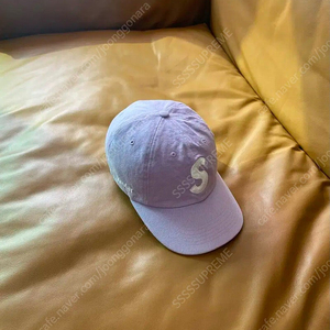 Supreme 슈프림 케블라 라벤더 퍼플 S로고 6패널 볼캡 모자 (Kevlar Lavender Purple)