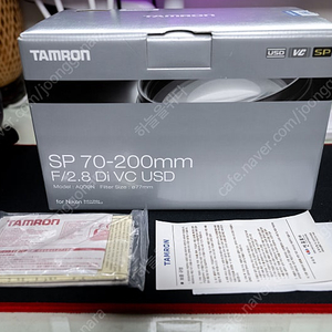 탐론 SP 70-200mm F2.8 Di VC USD 니콘용 팝니다. [민트급]