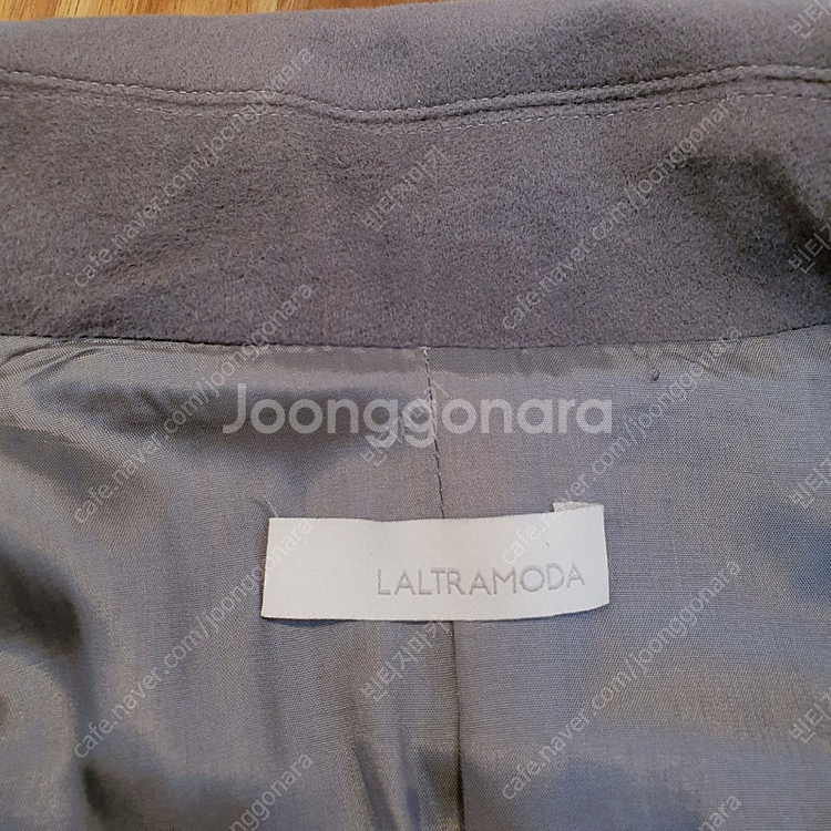 랄트라모다 와이드카라 더블 자켓--9