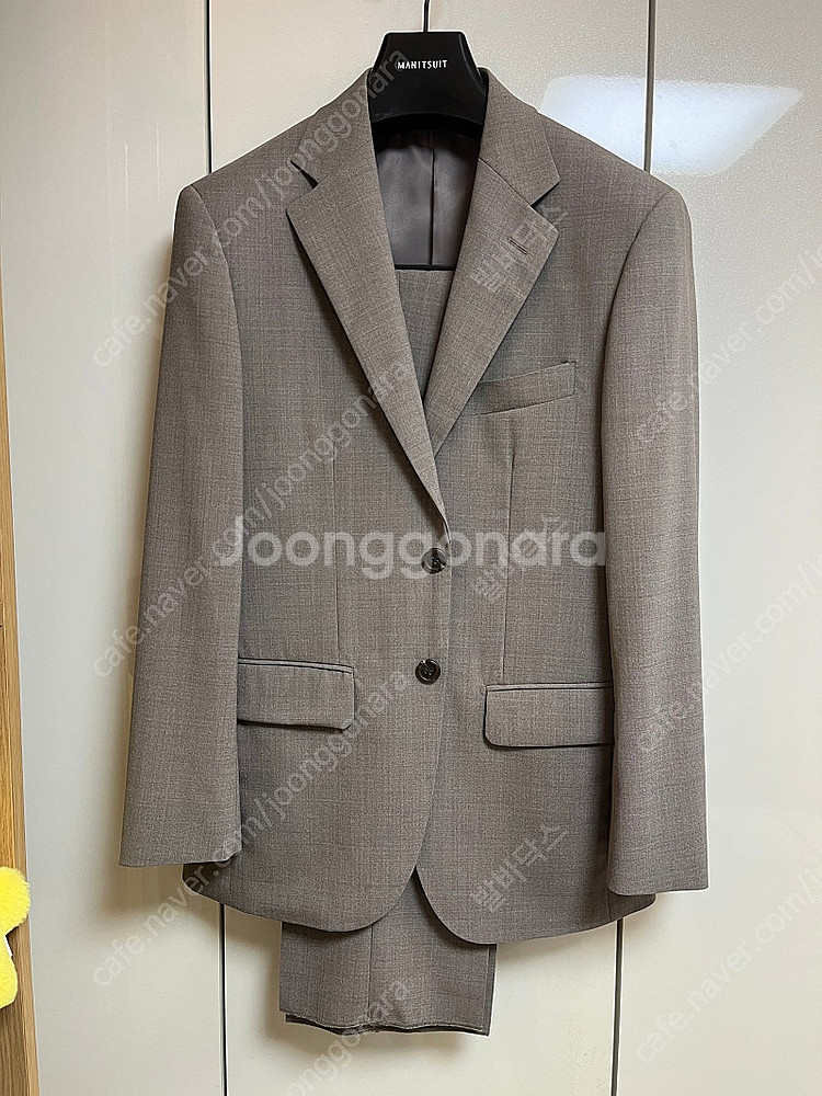 맨잇슈트 남자 정장 베이지 95/82 미수선 새상품--0