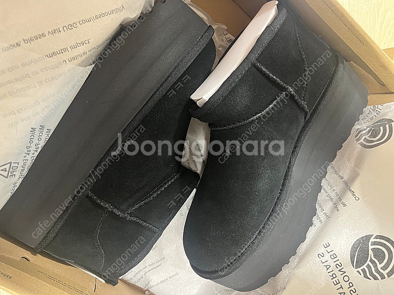 어그 플랫폼 울트라미니 블랙(230mm)--0