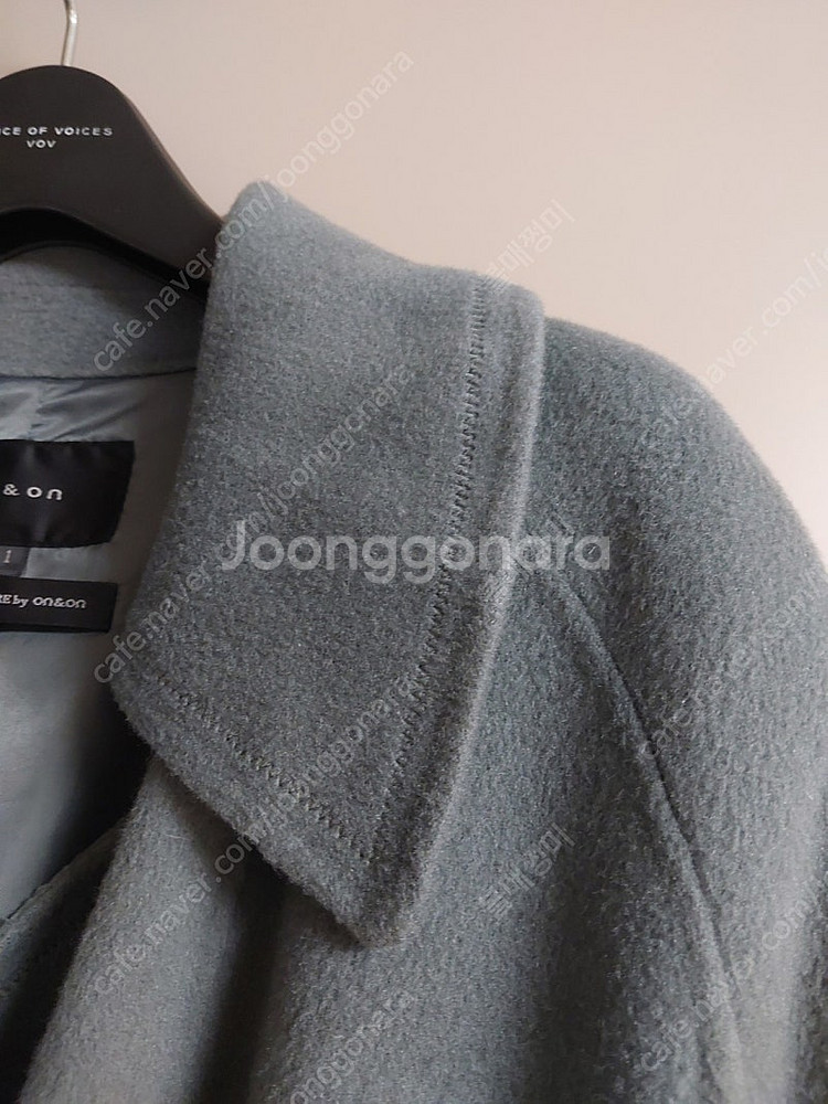 온앤온 캐시미어혼방 핸드메이드 코트--2