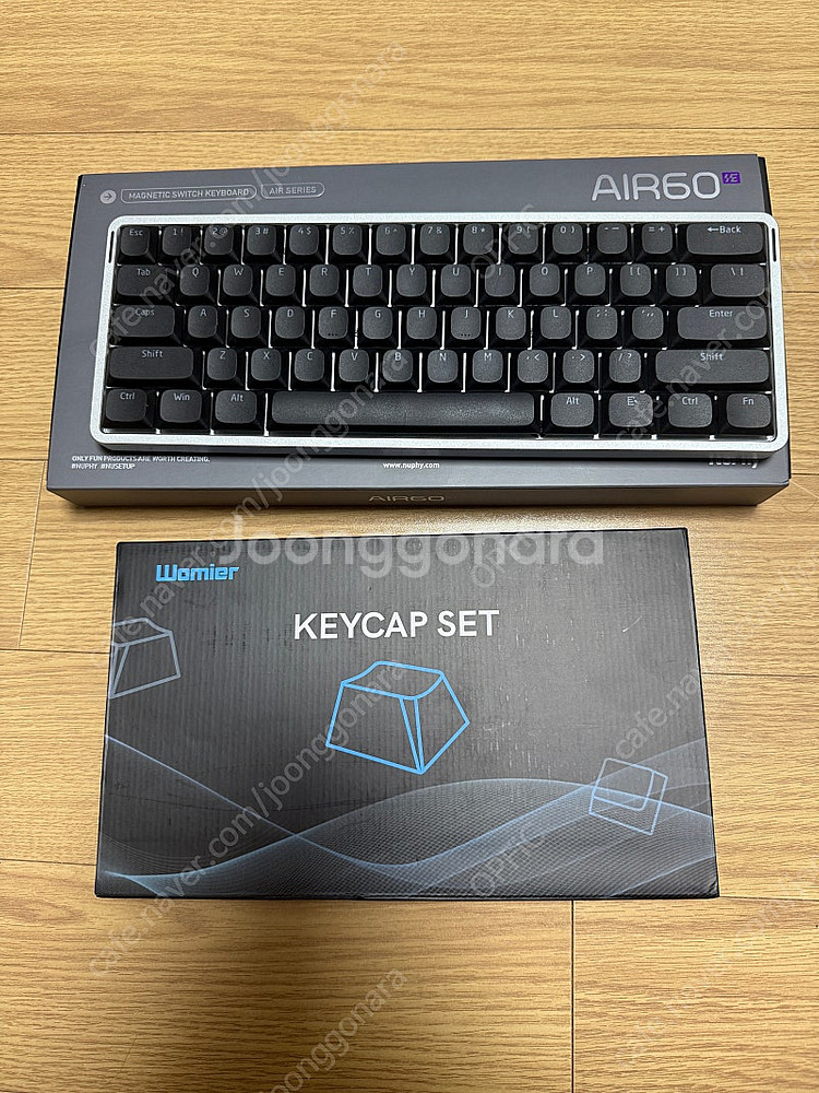 nuphy air 60 he + 추가키캡 판매합니다--0