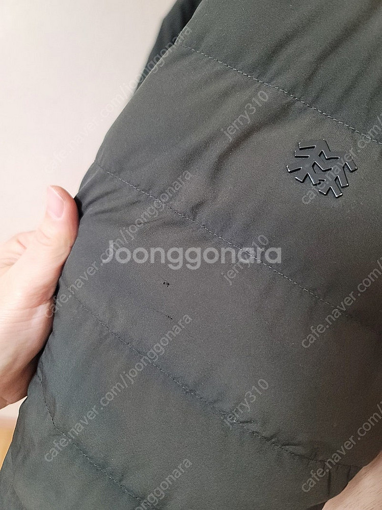 [95]코오롱 키퍼360 리버시블 후리스 구스다운 패딩--7