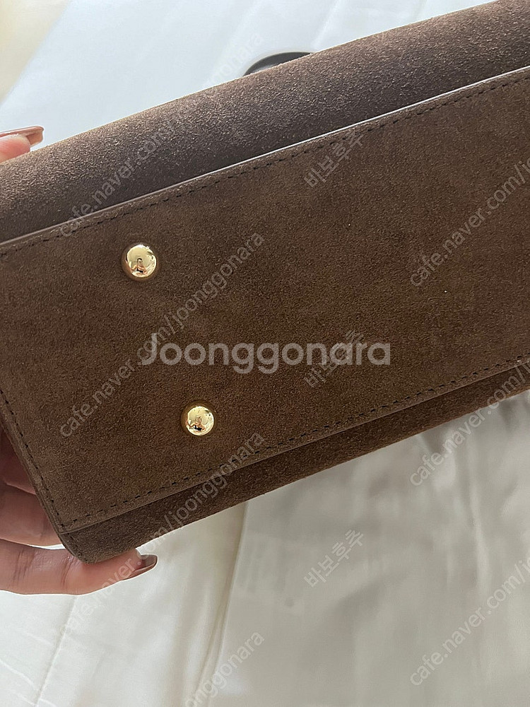 드메리엘 스웨이드 보스턴백 쿨거시 드메리엘 키링 포함--6