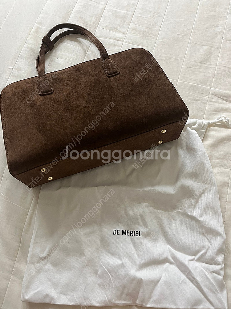 드메리엘 스웨이드 보스턴백 쿨거시 드메리엘 키링 포함--7