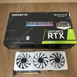 기가바이트 RTX3070 비전 화이트 판매합니다.