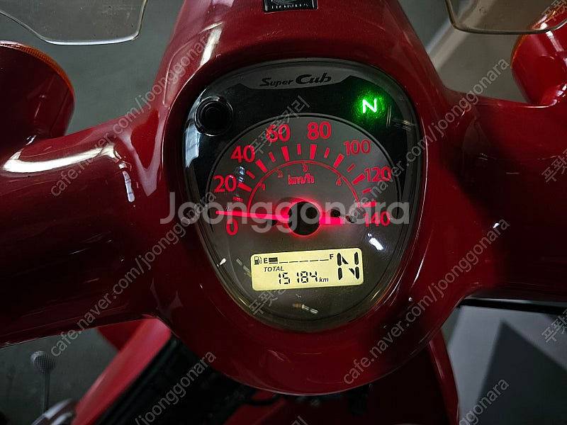 21년슈퍼커브110 레드 폐지완료 상태좋음!--9