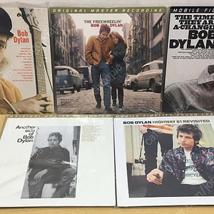 LP ; bob dylan 밥 딜런 엘피 음반 7장 MFSL 오디오파일용 고음질 중량반 45RPM 포크 folk