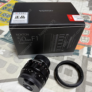 보이그랜더 NOKTON 50mm F1 ASP VM마운트 신품급 팝니다.